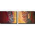 Natalia Russell 'Silent Life of Trees I and II' Canvas Art Set