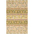 Hand-tufted Ribbon Stripe Wool Rug (8' Round)