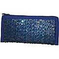 Midnight Blue Sequined Clutch Handbag (Indonesia)