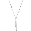 14k Gold 1/10ct TDW Bezel-set Diamond Twin Drop Necklace (H-I, I1)