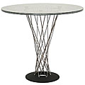 Glass Top Contemporary Accent Table