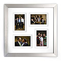 Urban Silver Multiple-opening Picture Frame