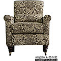 angelo:HOME Harlow Floral Coffee and Cream Arm Chair