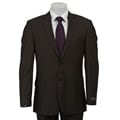 Perry Ellis Men's Slim Fit 2-button Charcoal Suit