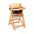 Keekaroo Height Right High Chair with Chocolate Insert and Tray