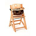Keekaroo Height Right High Chair with Chocolate Insert and Rail