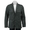 Calvin Klein Jeans Men's Printed Twill Military Blazer