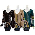 Felicity Brand Women's Colorful Crocheted Sweater
