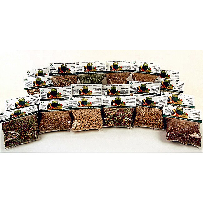 Organic Sprouting Seed Super Sampler 