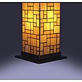 Tiffany-style Sunset Pedestal Table Lamp