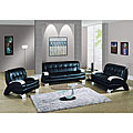 Luciana Moderna Sofa, Love Seat and Chair Set