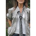 Natural Leather Winter Scarf (Chile)