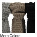 Portolano Cashmere Popcorn Stitch Scarf