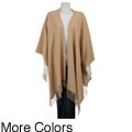 Portolano Women's Woven Lambswool Shawl
