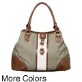 London Fog 'Marissa' Large Canvas Tote