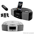 IQ-Sound iPod Dock CD Clock Radio Speaker System