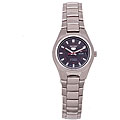 Seiko Women's Automatic 5 Dress Black Dial Stainless Steel Watch