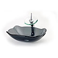 DreamLine Rectangular Grey Glass Sink Combo