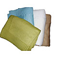 Cashmere Showroom Italian Design 70-percent cashmere/30-percent Rayon from Bamboo Blanket