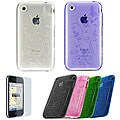 Apple iPhone 3G/ 3GS Flower Design Crystal Skin Case