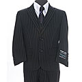 Ferrecci Big Boy's Black 3-piece Suit