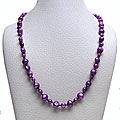 Freshwater Purple Flat Pearl 36-inch Endless Necklace (5-10 mm)