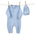 Small Treasures Newborn Boy's Coverall 2-piece Set