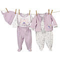 Babyworks Newborn Girl's 6-piece Layette Set