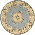 Hand-tufted FHSN Wool Rug (7' Round)