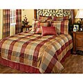 Taffeta Trellis Marsala Luxury 4-piece Comforter Set