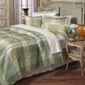 Taffeta Vine Eau Luxury 7-piece Comforter Set