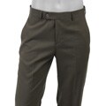 Pierre Cardin Taupe Pebble Flat-front Trousers