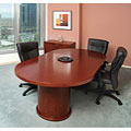 Mayline Mira 10-foot Oval Conference Table with Column Base