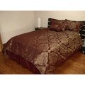 Lafayette Burgundy 7-piece Comforter Set