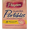 Playtex Deodorant 18-pack Gentle Glide Portable Tampons (Set of 4)