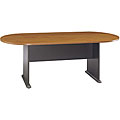 Bush Natural Cherry Racetrack Conference Table
