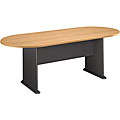 Bush Corsa Light Oak Racetrack Conference Table