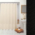 Vibrations Black Shower Curtain