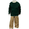 Baby Togs Toddler Boys' Knit Sweater and Khaki Pants Set