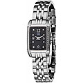 ESQ by Movado Women's Capri Stainless Steel Black Dial Watch