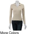 Lou Lou Women's Ribbed Long-sleeve Sweater