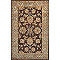 Hand-tufted Brown Wool Persian Rug (5' x 8')