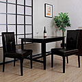 Pax Dark Brown Leather Dining Chairs (Set of 2)