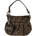 Fendi 'Chef' Tobacco/ Dark Brown Mini Zucca Handbag