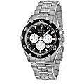 Bulova Men's Marine Star Black Dial Stainless Steel Watch