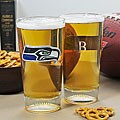 Seahawks NFL Pint Glasses (Set of 2)