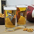 Vikings NFL Pint Glasses (Set of 2)