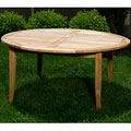 Deluxe Teak 62" Round Dining Table