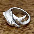 Sterling Silver 'Dolphin Embrace' Wrap Ring (Indonesia)