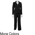 Allyson Cara Women's Crepe Pant Suit